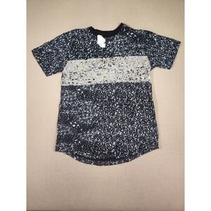 The Rolling Paper Shirt Mens Large L Splatter Crew Neck Cotton Regular NWT